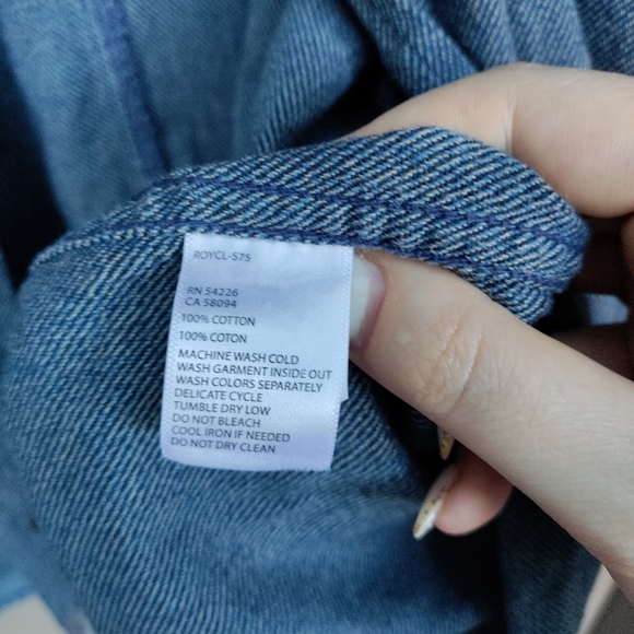 Men's Royal Robbins 100% Cotton Long Sleeve Button Up Shirt Blue - Picture 6 of 11